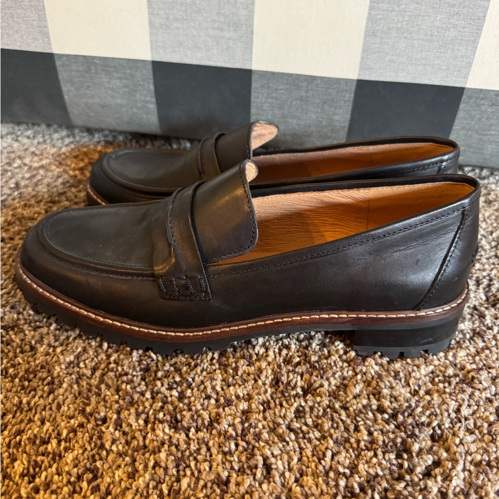 Madewell Corinne Lugsole Loafer - Black, women’s size 9, never worn!